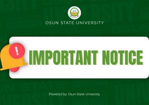 Important Notice Uni osun